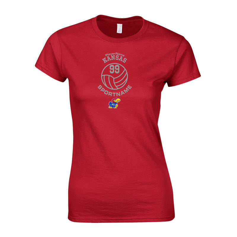 Women's Classic T-Shirt - Red - Sport Circle