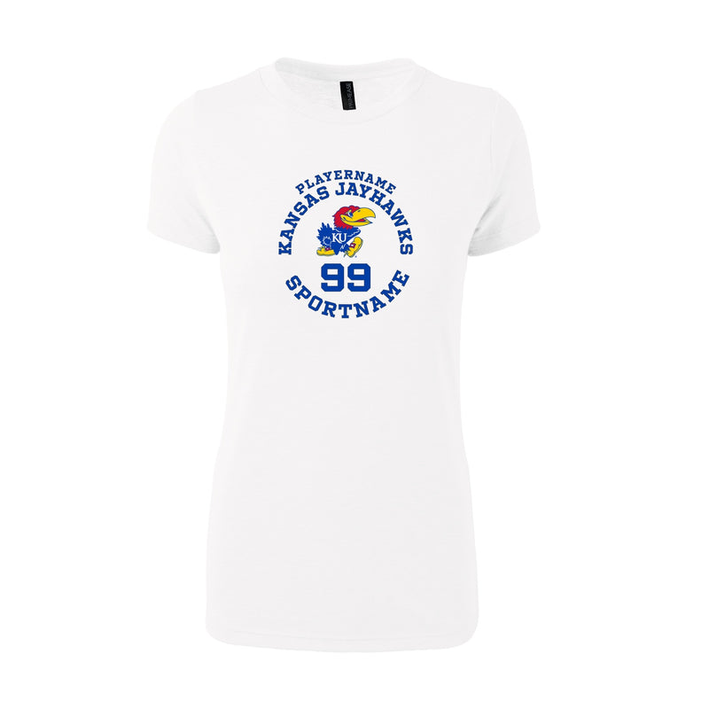 Women's Fitted Triblend T-Shirt - White