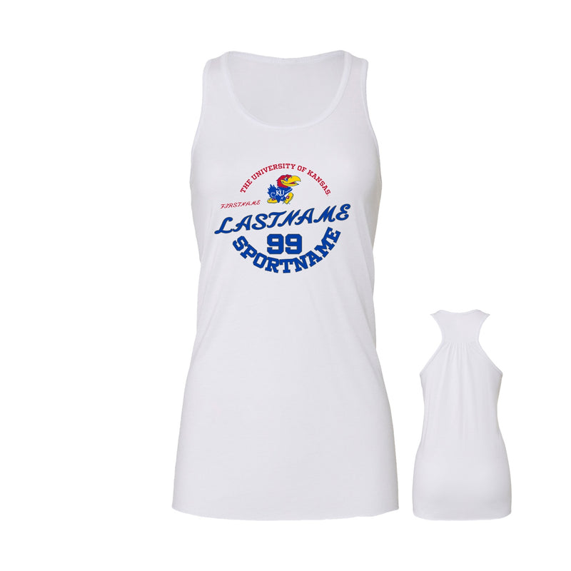 Women's Flowy Racerback Tank - White