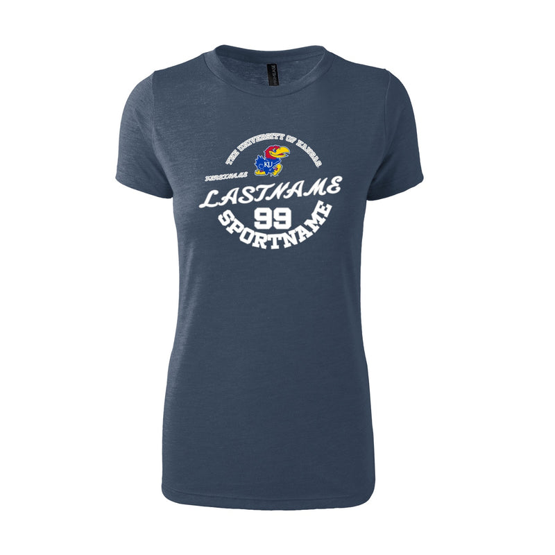 Women's Fitted Triblend T-Shirt - Navy Heather