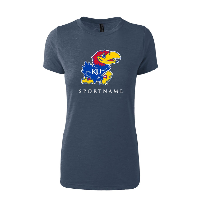 Women's Fitted Triblend T-Shirt - Navy Heather