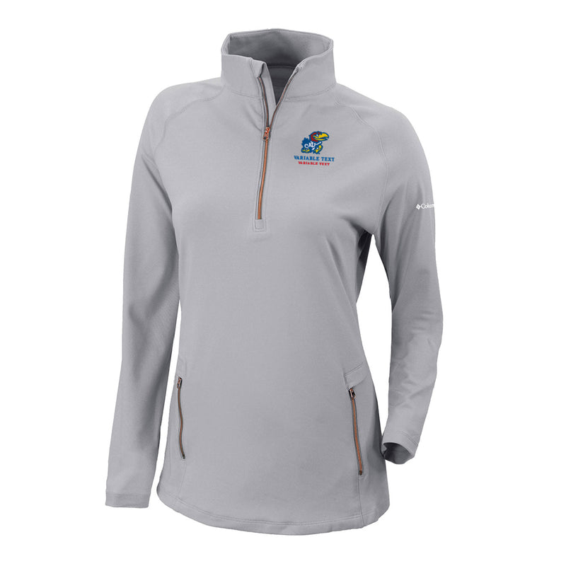 Women's Omni-Wick Outward Nine 1/4 Zip - Cool Grey