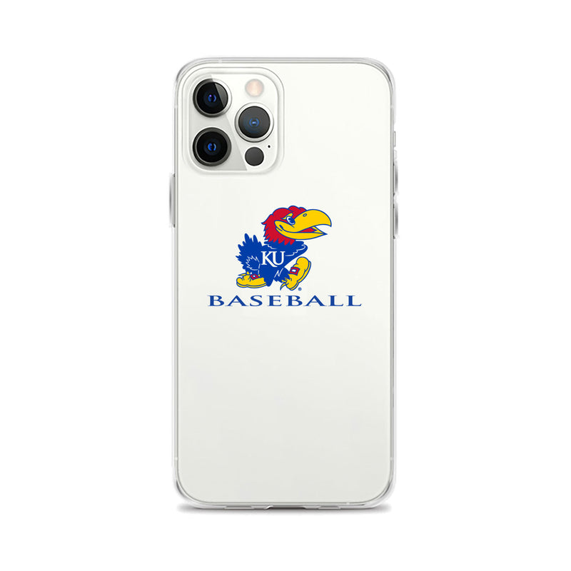 iPhone case - White - Kansas BASEBALL