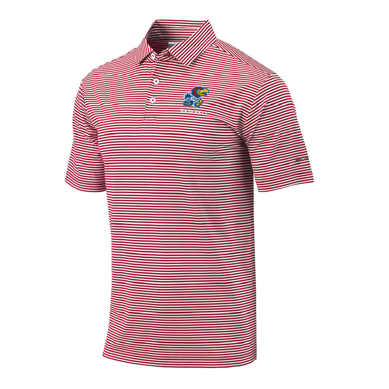 Men's Omni-Wick Club Invite Polo - Intense Red - Kansas BASEBALL