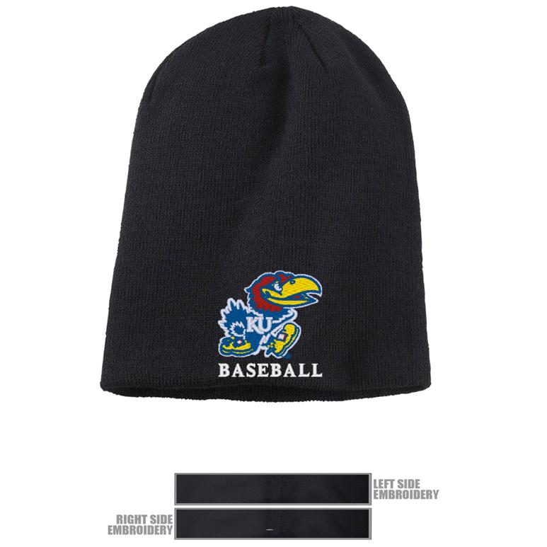 Classic Beanie - Black - Kansas BASEBALL