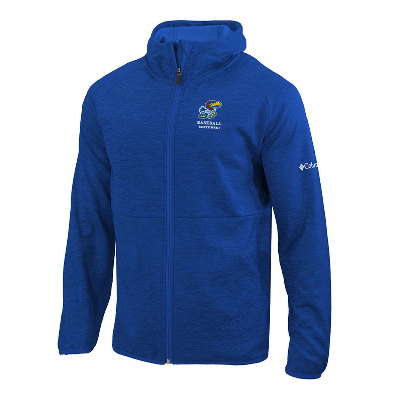 Men's Omni-Wick It's Time Full Zip Jacket - Azul - Kansas BASEBALL