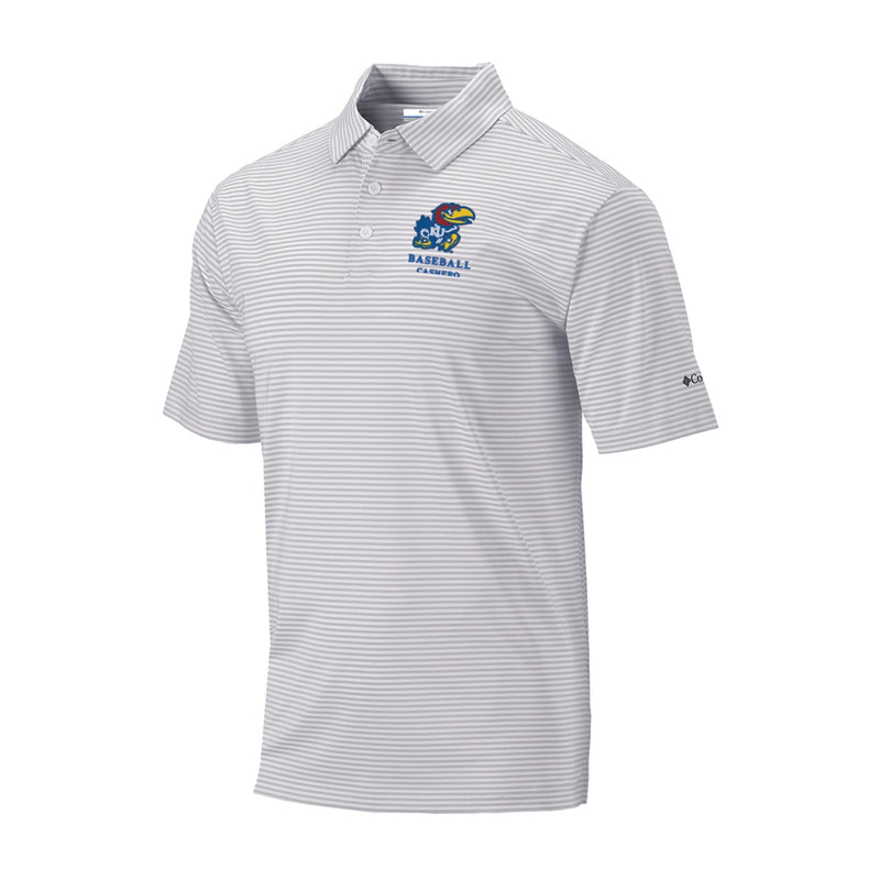 Men's Omni-Wick Club Invite Polo - Cool Grey - Kansas BASEBALL