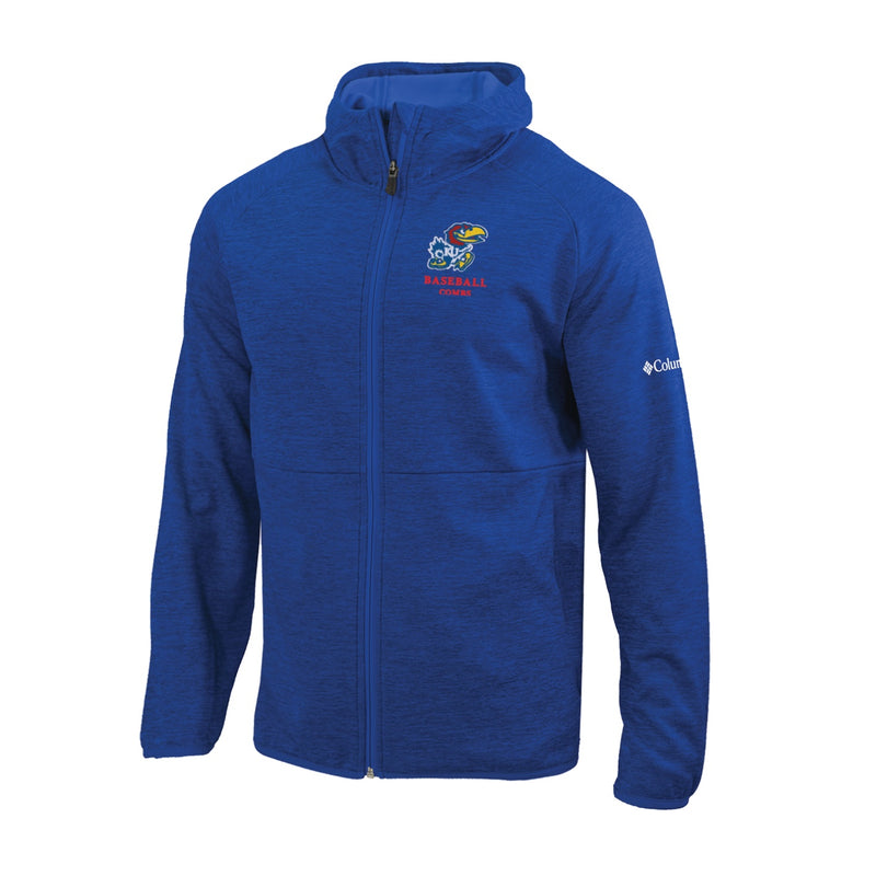 Men's Omni-Wick It's Time Full Zip Jacket - Azul - Kansas BASEBALL