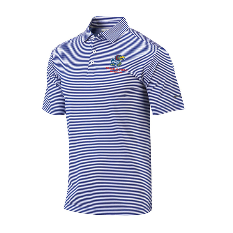 Men's Omni-Wick Club Invite Polo - Azul - Kansas TRACK & FIELD