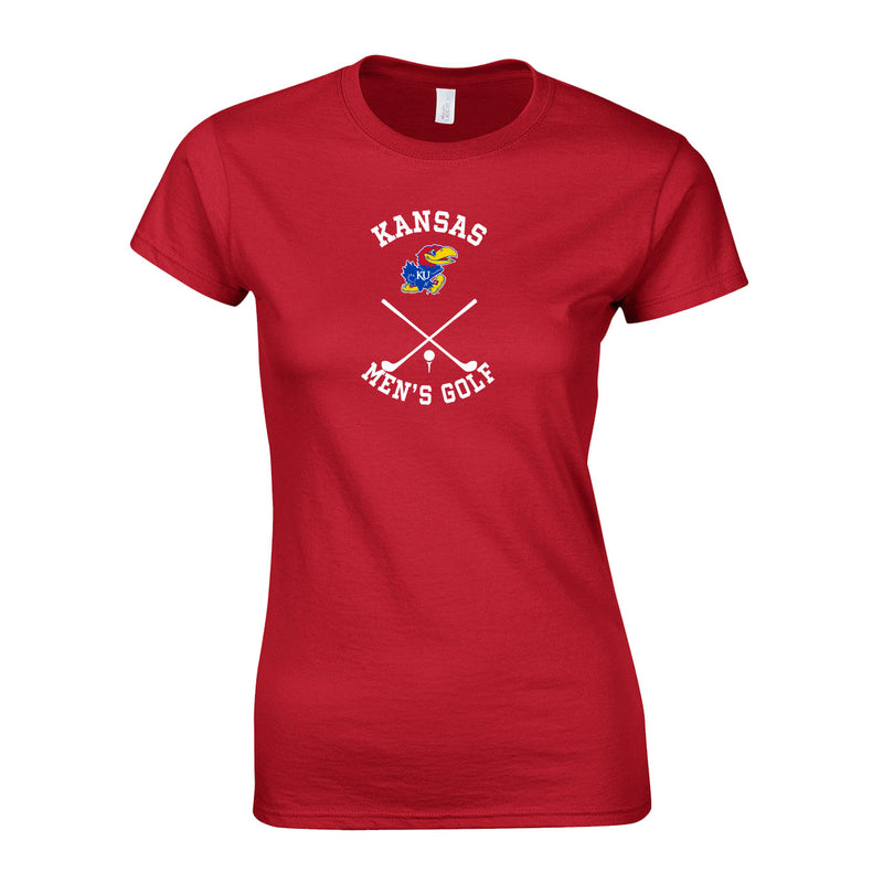 Women's Semi-Fitted Classic T-Shirt  - Red - Kansas GOLF