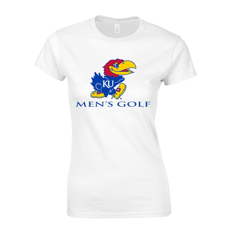 Women's Semi-Fitted Classic T-Shirt  - White - Kansas GOLF