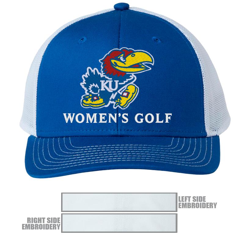 The Game Everyday Trucker Cap - Royal/ White - Kansas GOLF