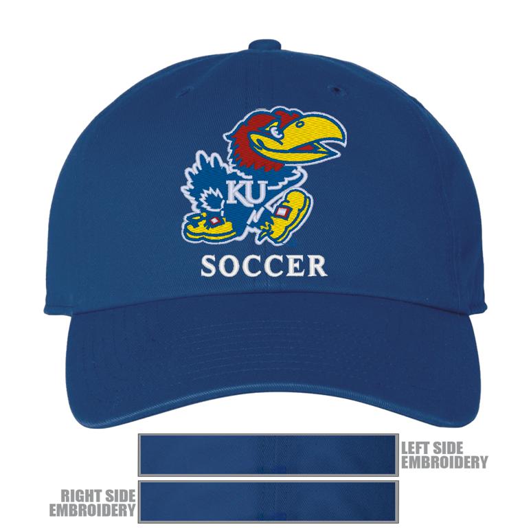 47 Brand Clean Up Cap - Royal - Kansas SOCCER