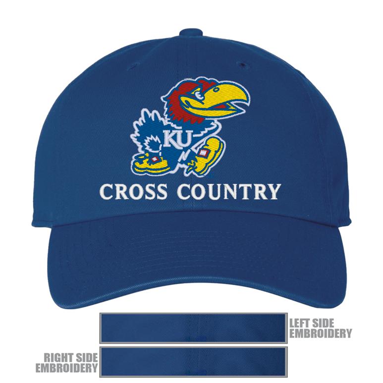 47 Brand Clean Up Cap - Royal - Kansas CROSS COUNTRY