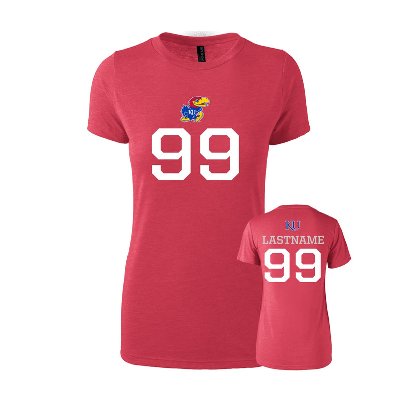 Women's Fitted Triblend T-Shirt - Red Heather