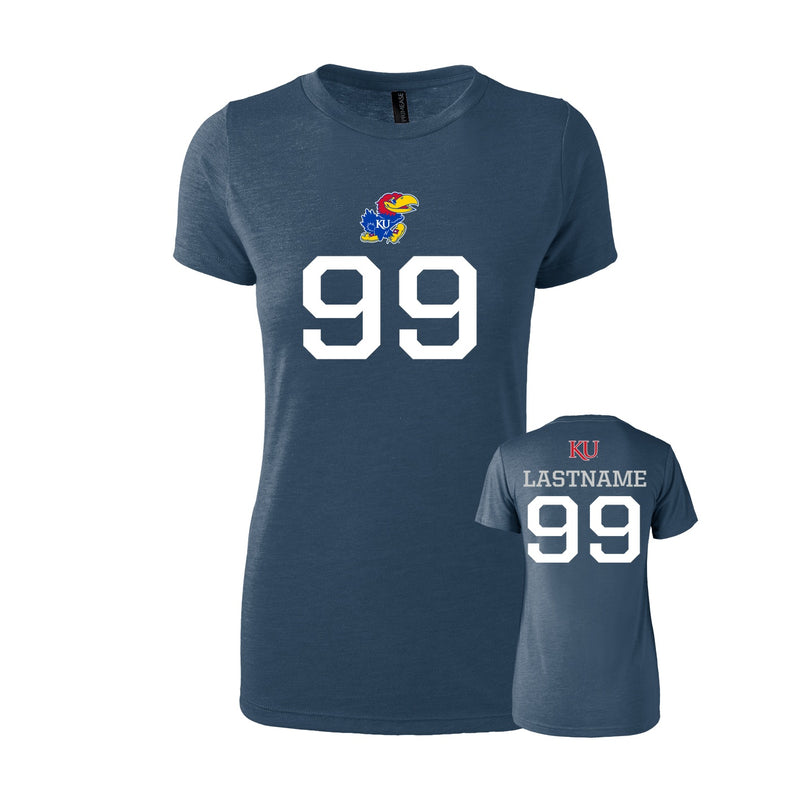 Women's Fitted Triblend T-Shirt - Navy Heather