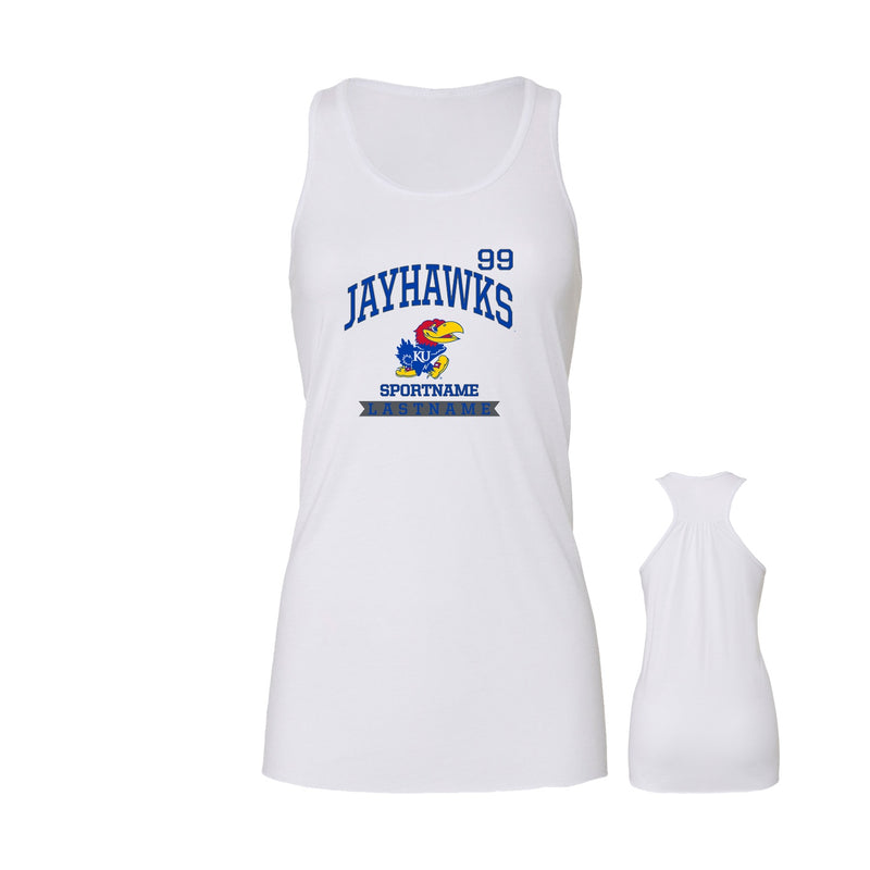 Women's Flowy Racerback Tank - White